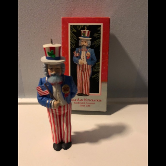 Hallmark Uncle Sam nutcracker ornament - Picture 5 of 7